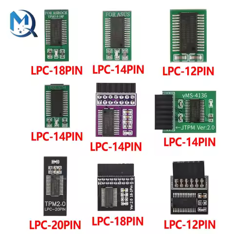 Tpm Module 12 14 18 20 Pin LPC For ASUS MSI GIGABYTE ASRock Encryption Security Module Remote Card T
