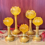Lotus flower altar lamp for altar decoration, lotus led altar lamp