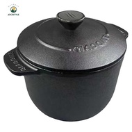 0F5 Lovspor Cast Iron Rice Cooker Deepened Pot Induction Compatible Dutch Oven Multi-Function