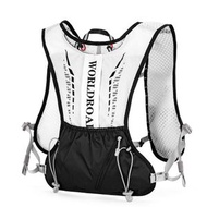 戶外運動多功能男女款馬甲式輕量馬拉松騎行徒步越野跑步水袋背包白色20L以下