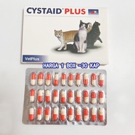 Cystaid Plus (1BOX-30 PCS) Termurah – obat kucing susah pipis cystaid EXP2027