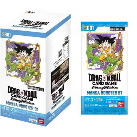 2025 New BANDAI Dragon Ball Super Card Game Fusion World Manga SB01 Booster Pack Box TCG Anime Colle