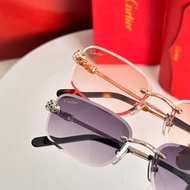 Cartier/Cartier 2025 New Style Trendy Men Women Couples Sunglasses Sunglasses Driving Slimmer Look B