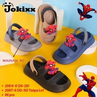Boys' Let & Slop Jokixx Eva Sandals with 2 Character Tires Sp*d*rm*n Super Soft Comfortable Modern /