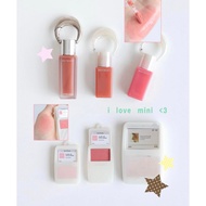 Korea entropy New Product Pendant mini Juice Lip Gloss 1.8ml Lip Cheek Dual-use Blush 1.6g