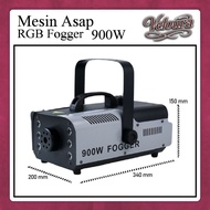 MESIN Veloura RGB Stage Fog Machine - LED Smoke Fog for Party Events Room/ Stage/ Fogger/ - CGV 900W