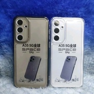 Soft Case Transparent SpaceOriginal Samsung A35 5G/ A55 5G Silicone 2.1MM+Protec Camera Clear black