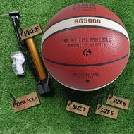 Original MOLTEN basketball BG4500 BG5000 Size 5 6 7 GG7X for Indoor Outdoor IBL leather material No.