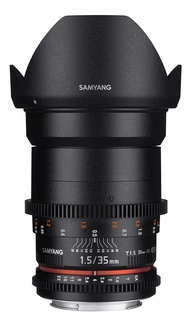 Samyang SYDS35M-N VDSLR II 35mm T1.5 Wide-Angle Cine Lens for Nikon (FX) Cameras
