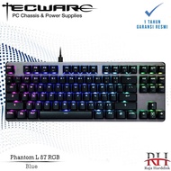 Tecware Mechanical Gaming Keyboard Phantom L87 RGB LP Outemu - Blue