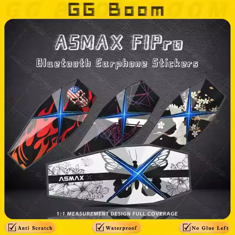 Motorcycle Helmet Bluetooth Headset Stickers For ASMAX F1 PRO MAX f1 pro Protection Box Decorative D