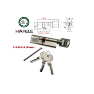 ไส้กุญแจ cylinder hafele ไส้กุญแจตลับมอทิส รุ่นยาว 81mm 91mm 101mm HAFELE 916.08.616 916.08.619 916.