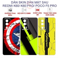 (Redmi K70/K70PRO/K70E/ K60-POCOF5 PRO/ K60 Pro/K60ULTRA) NTS Shop back cover skin sticker
