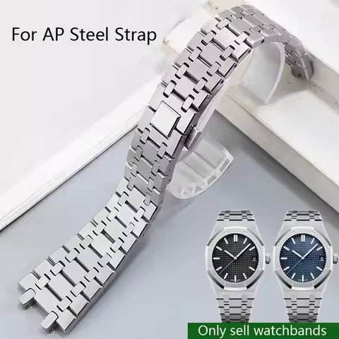 316L Stainless Steel Bracelet For AP 15400 Audemars Piguet Royal Oak GA2100 2110 Strap Men Watch Ban