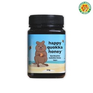 TA35+ Honey, Happy Quokka Honey 250 gram , a beautiful blend of Western Australian High Activity Jarrah and Marri Honey.