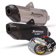 Promotion Motorcycle Modified Exhaust Pipe Carbon Fiber Exhaust Pipe Modified F750GS F850GS TRK502X 