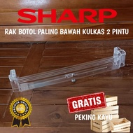 SHARP 2-DOOR BOTTOM FRIDGE BOTTLE RACK ORIGINAL 46.5 CM LENGTH