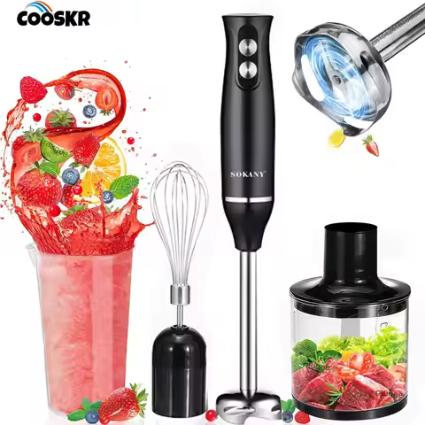 4in1 Electric Blender Multifunctional Kitchen Hand Blender Meat Chopper Egg Beater Vegetable Baby Fo