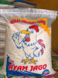 Beras Ayam Jago 5 Liter/ Beras Medium Super 5 Liter/ Beras Medium Murah