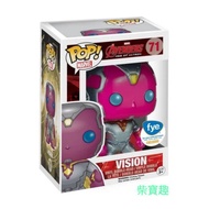 Chai Baoqu FUNKO POP 71 Vision Metal Edition Store Sticker FYE Limited Marvel MOVIES Avengers Foreig