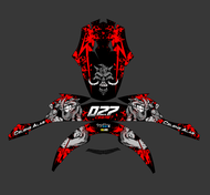 Sticker Decal Helm JPX CROSS Part 1| Decal sticker | Decal helm JPX