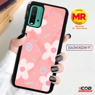 Pure Case Redmi 9t Flower Cute Casing Redmi 9t Hardcase Softcase Glosy