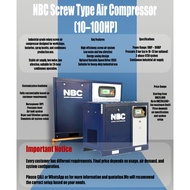 NBC Screw Type Air Compressor (10–100HP)