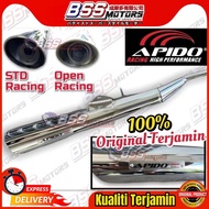 APIDO Modenas Kriss110 STD Racing / Open Silencer Exhaust Pipe Modenas 25mm Standard Ekzos Maniful K