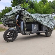 Three-Wheel Rain Cover Elderly Scooter Electric Tricycle Rain Cover Dust-Proof Sunscreen Cover Elder
