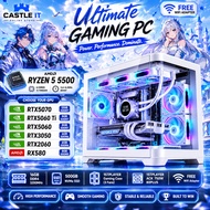 AMD Ryzen 5 5500 Gaming PC Desktop RX580 RTX2060 RTX3050 RTX5060 RTX5060Ti RTX5070