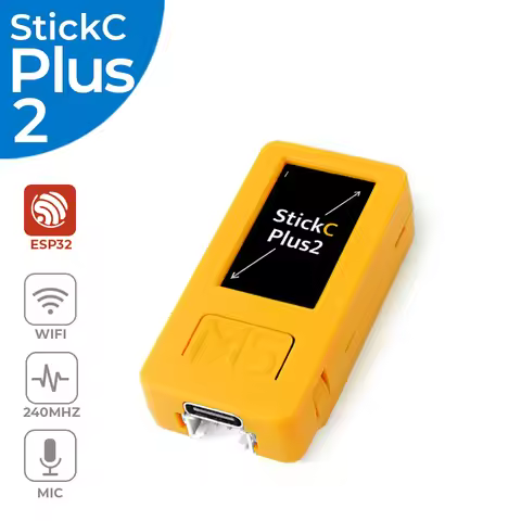 M5Stack Official M5StickC PLUS2 ESP32-PICO Mini IoT Development Kit IR and WiFi 1.14-inch TFTScreen 