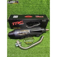 TRC POWER PIPE CNC EMBLEM YAMAHA MIO SPORTY MADE MALAYSIAN PRIDE