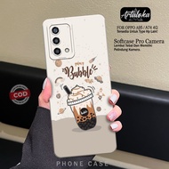HP Softcase OPPO A95/A74 4G Fashion Case Boba Case OPPO A95/A74 4G Silicone TPU Pro Camera Casing OP
