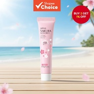 LAIKOU Sakura Sunscreen SPF 50 PA+++ for Face and Body, Long Lasting, Waterproof, 8g