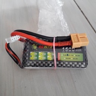 Batere Baterai Lipo Battery 11.1V 35C 1500MAH XT60 3S RC Car Boat Heli pesawat Foam gabus Airplane