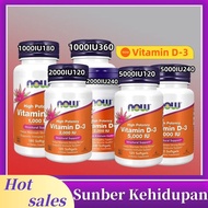 Now Foods, Vitamin D-3 1000 IU / 2000 IU / 5000 IU / 10000 IU / 50000 IU / 120 | 240 | 360 Softgels 