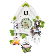 TIANOU | Chime Quartz Cuckoo Clock with Hourly Chime and Sound Control