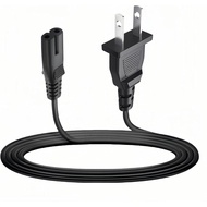 TV Power Cord 6.6ft Cable Compatible with for TCL Roku Smart LED LCD HD TV 24" 32" 40" 42" 43" 48" 5