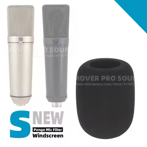 Windscreen Sponge Mic Windproof For U87Ai U 87 89 67 U67 U89 U89i 89i 87Ai U87 Microphone Anti Pop F