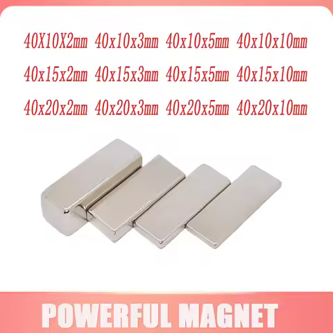 40x15x10 Strong Block Magnet 40x10x10mm Powerful Search Magnet sheet 40*10*2 For Home Refrigerators,
