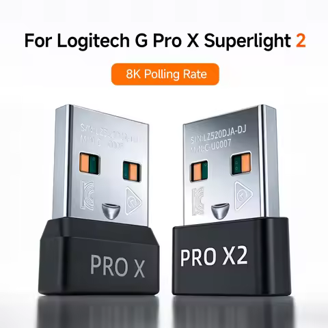 8000Hz USB Receiver For Logitech GPW G Pro X Superlight 2 - Mouse USB Dongle CU0021, Siginal Receivi