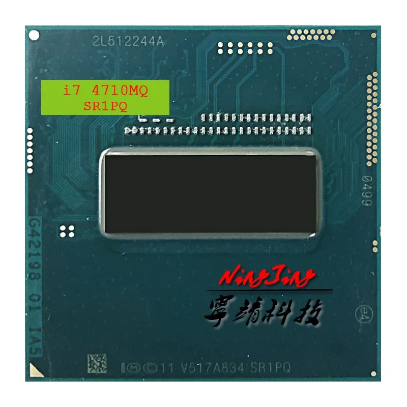 Intel | Intel Core i7-4710MQ i7 4710MQ SR1PQ 2.5 GHz ใช้ซีพียูควอดคอร์แปดเธรด 6M 47W ซ็อกเก็ต G3 / r