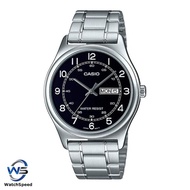 Casio MTP-V006D-1B2 MTPV006D-1B2 Standard Analog Stainless Steel Bracelet Men's Dress Watch