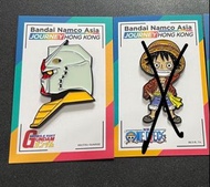 Harbour City bandai namco asia journey Bandai 海港城 香港會場限定 襟章 高達超人路飛 luffy gundam