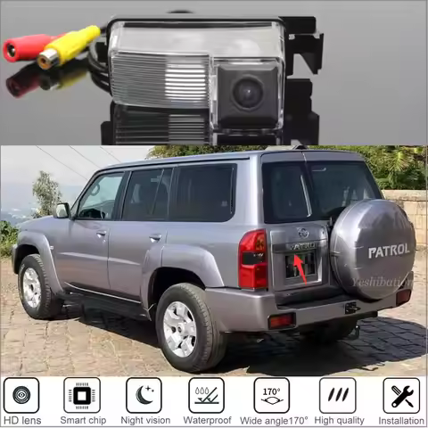 For Nissan Patrol Y61 Patrol 4WD Super Safari HD Car Rear View Back Up Reverse Camera CCD Night Visi