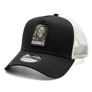 New Era 9Forty "Doomed" Black/White A-Frame Trucker Cap