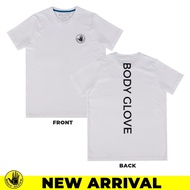 เสื้อยืดผู้ชายเกาหลี เสื้อยืดผู้ชายแขนสั้น [LEEE]BODY GLOVE Unisex Graphic Tee Cotton T-Shirt เสื้อยืด สีขาว-00 คอกลม เสื้อยืดผู้ชายเท่ๆ