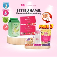 Set Ibu Hamil Menyusu & Berpantang Calla Mom Milk Susu Kambing Berperisa Blueberry, Melon, Caramel M