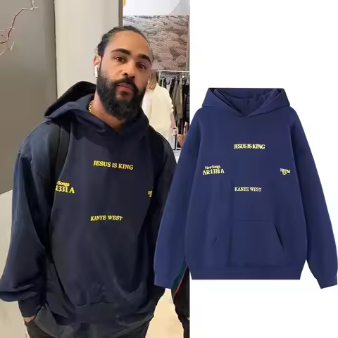 Knitting Pullover CPFM KANYE WEST Men Women High Street Hooded Letter Print Hoodie Sweatshirts