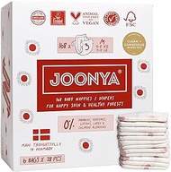 Joonya Baby Diapers, Size 3 M (9-18 lb) - 6 Bags of 28 (168) - **New Range** - NonToxic, Eco-Friendl